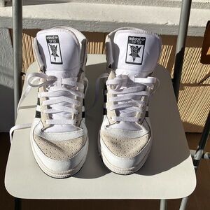 Adidas Cloud White/Crystal White/Core Black Top Ten RB Sneakers men 9E wmn 10.5E